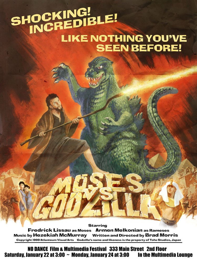 Moses vs. Godzilla (2001) poster