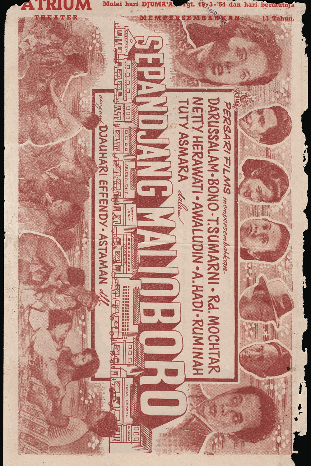 Sepandjang Malioboro (1951) poster