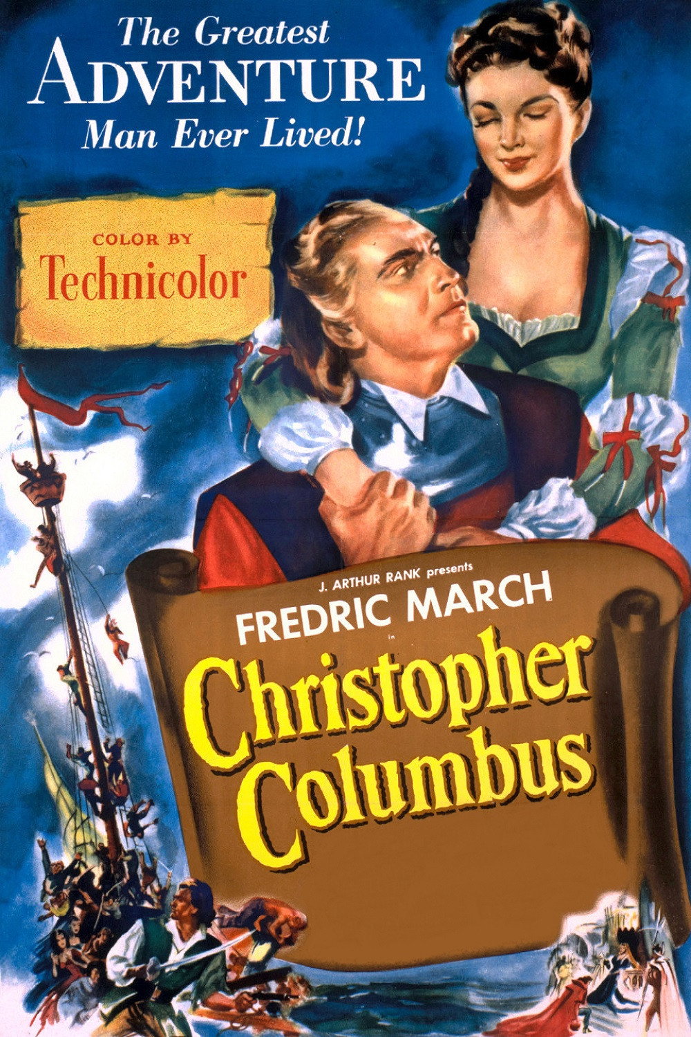 Christopher Columbus (1949) poster