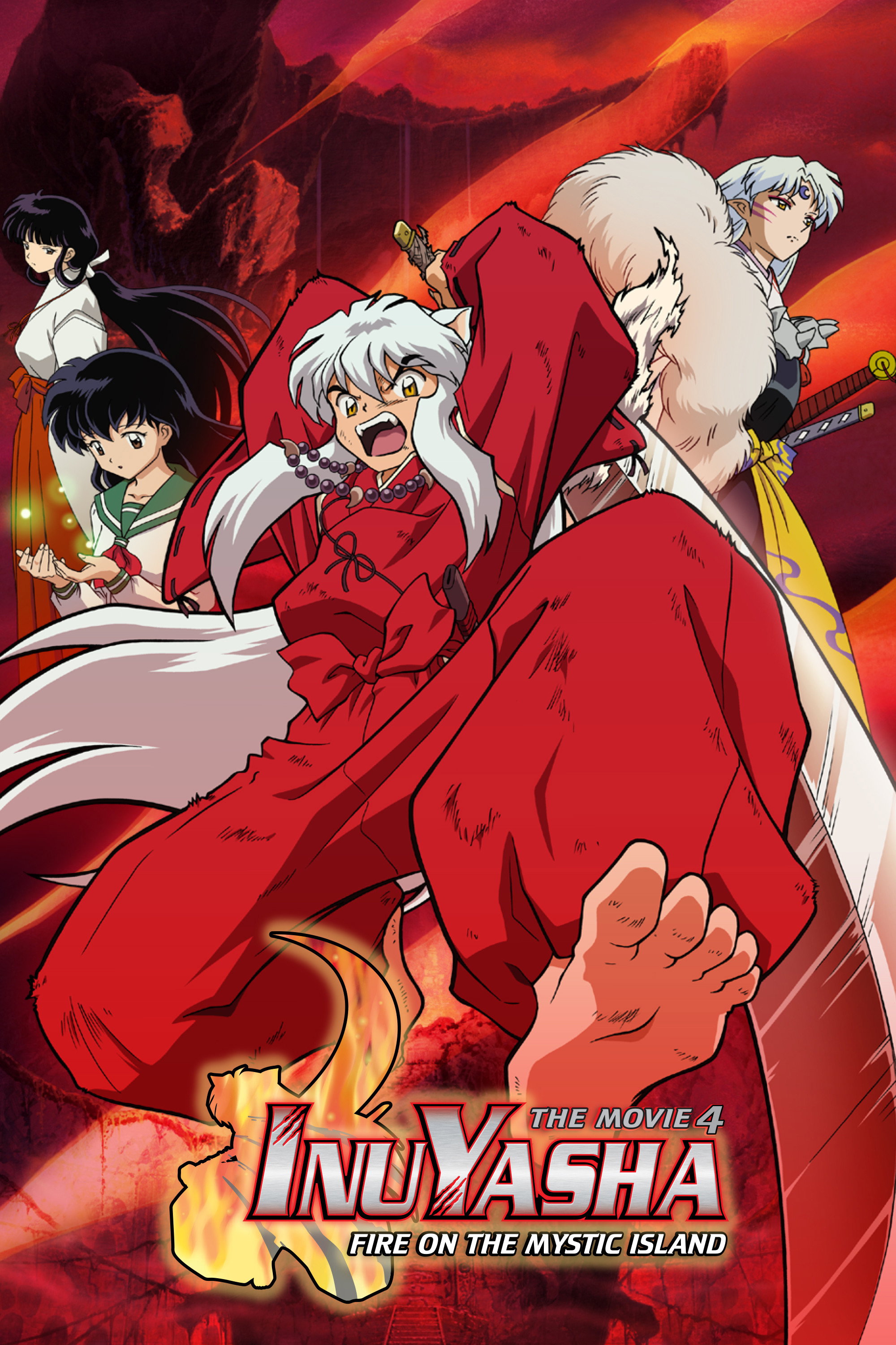 Inuyasha the Movie 4: Fire on the Mystic Island (2004) poster