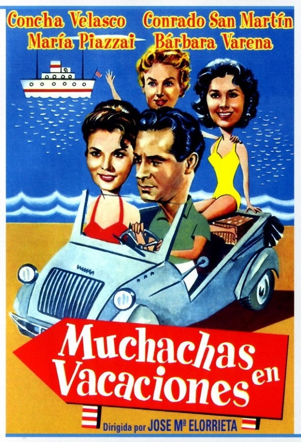 Muchachas en vacaciones (1958) poster