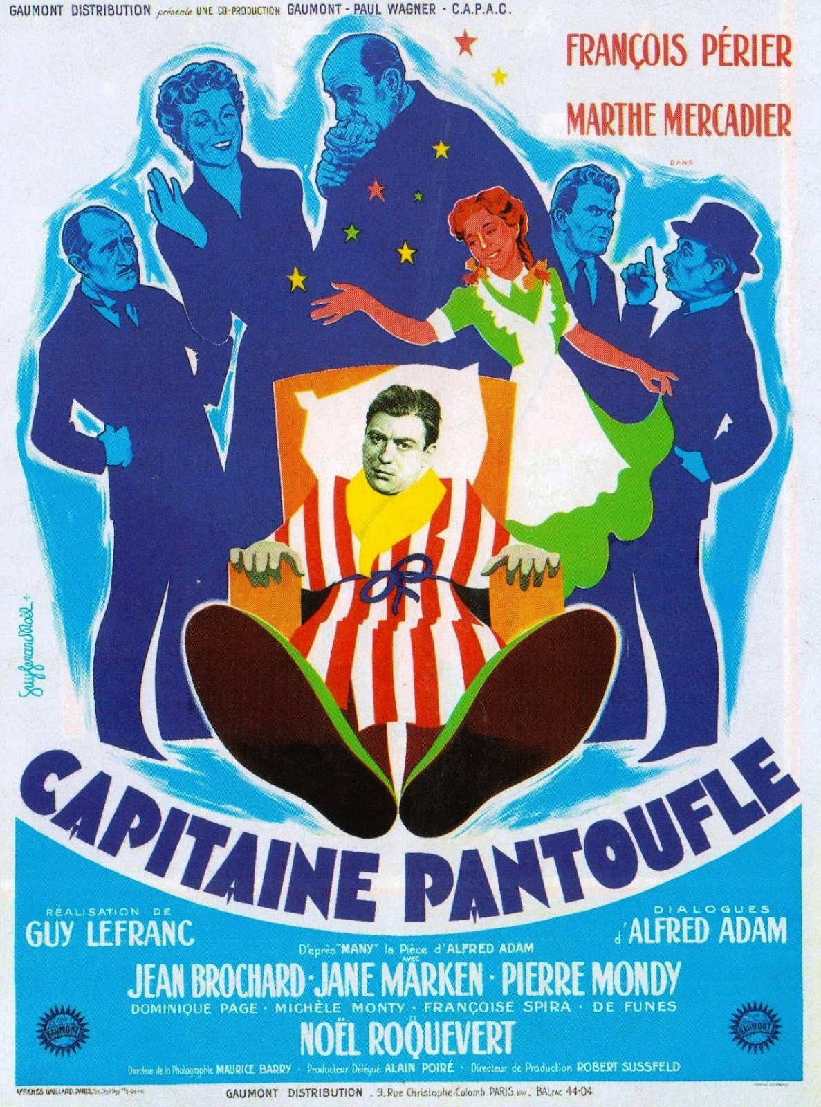 Captain Slipper (1953) poster