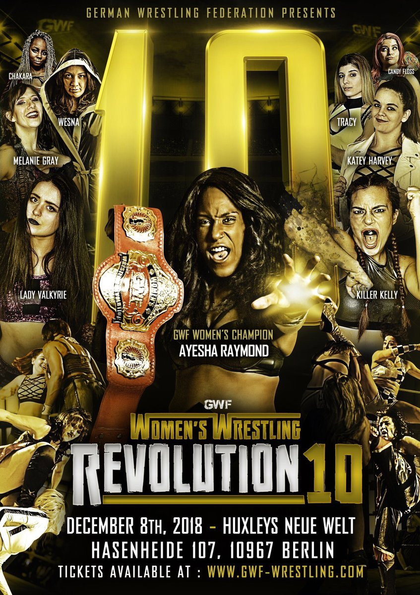 GWF. Women Wrestling Revolution 10 (2018) poster