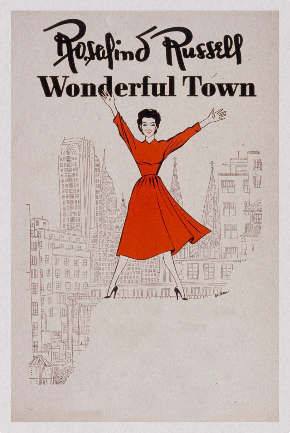 Wonderful Town (1958) poster