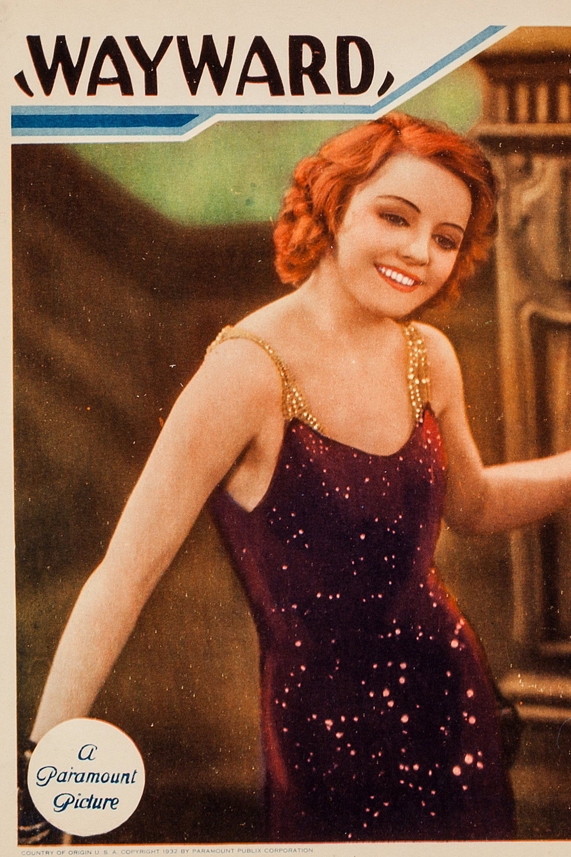 Wayward (1932) poster