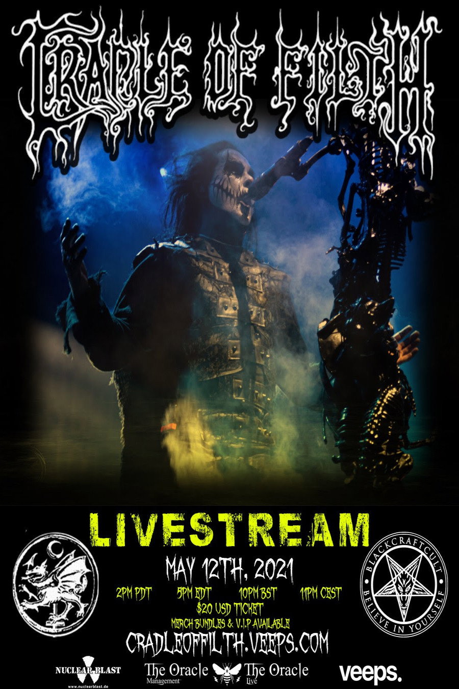 Cradle of Filth - Livestream (2021) poster