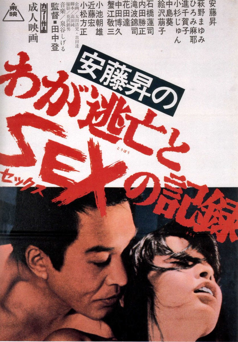Noboru Ando's Chronicle of Fugitive Days and Sex (1976) poster