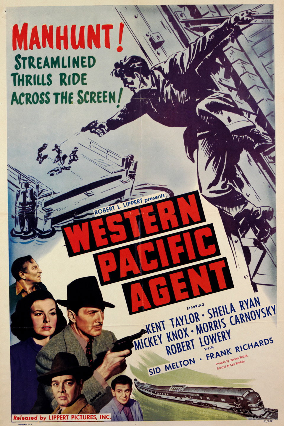 Western Pacific Agent (1950) poster