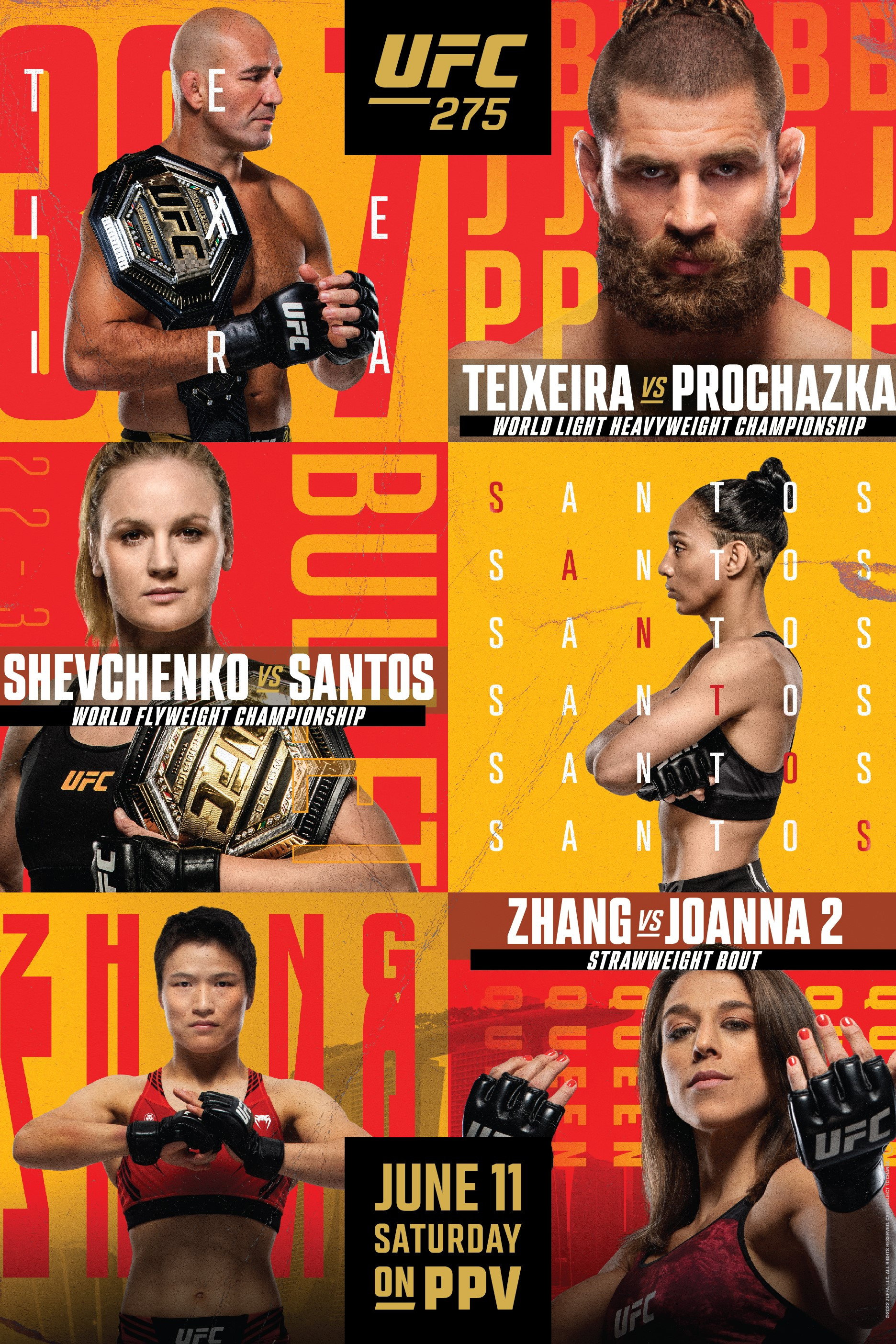 UFC 275: Teixeira vs. Prochazka (2022) poster
