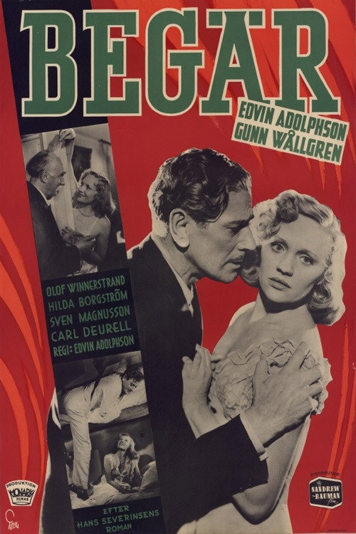 Begär (1946) poster