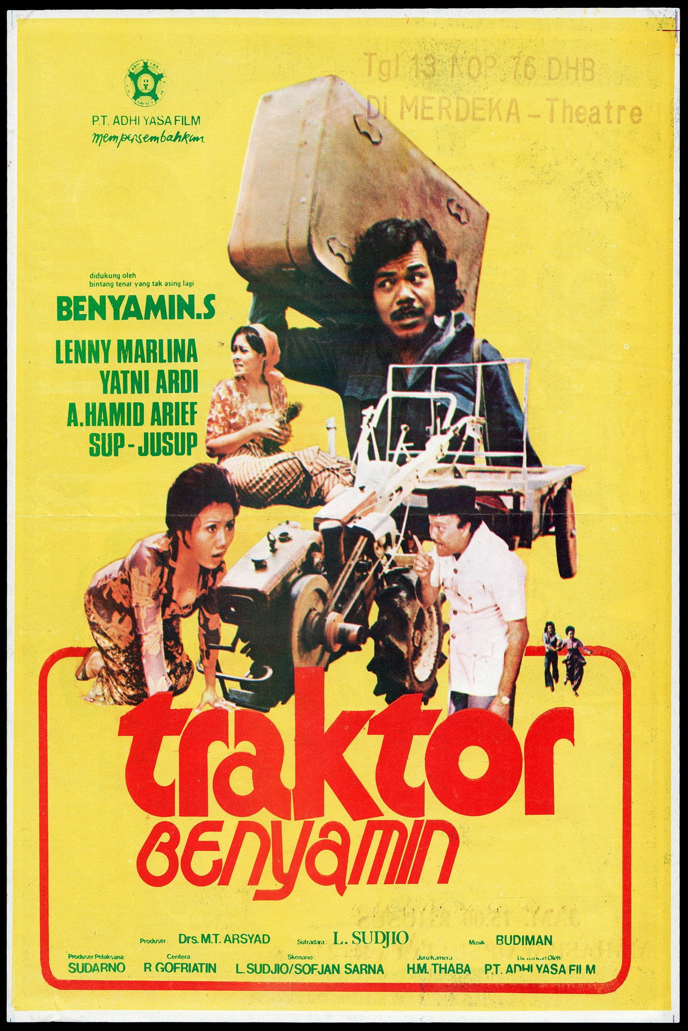 Traktor Benyamin (1975) poster