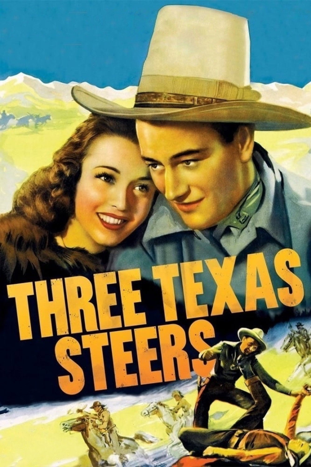 Three Texas Steers (1939) poster
