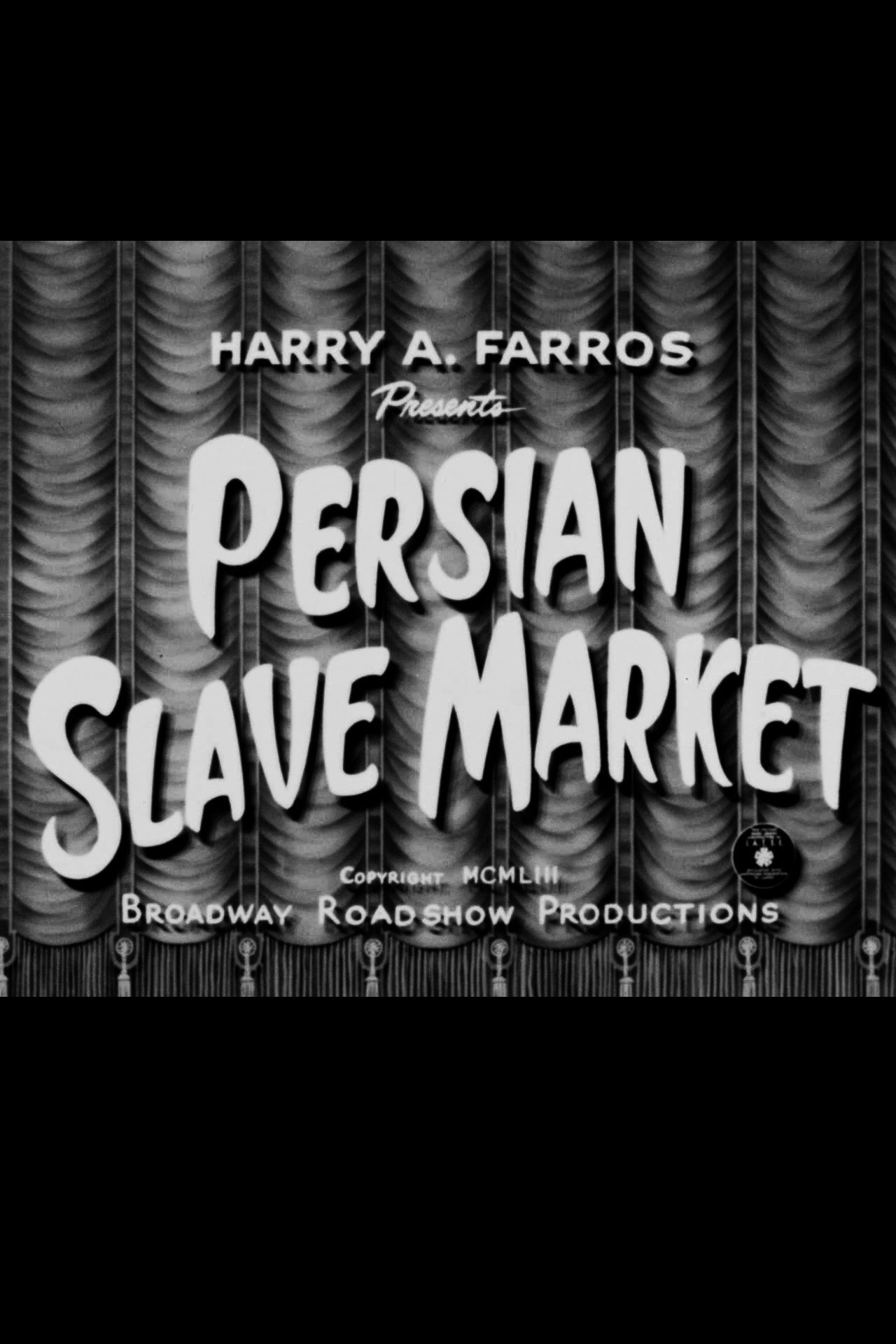 Persian Slave Market (1953) poster