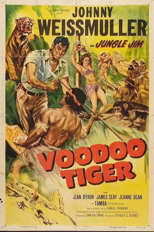 Voodoo Tiger (1952) poster