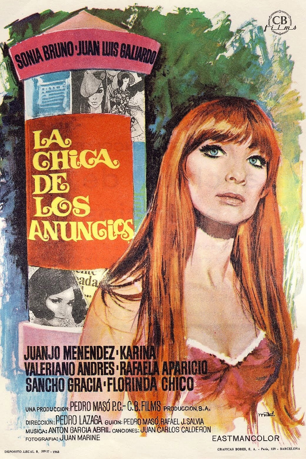 La chica de los anuncios (1968) poster
