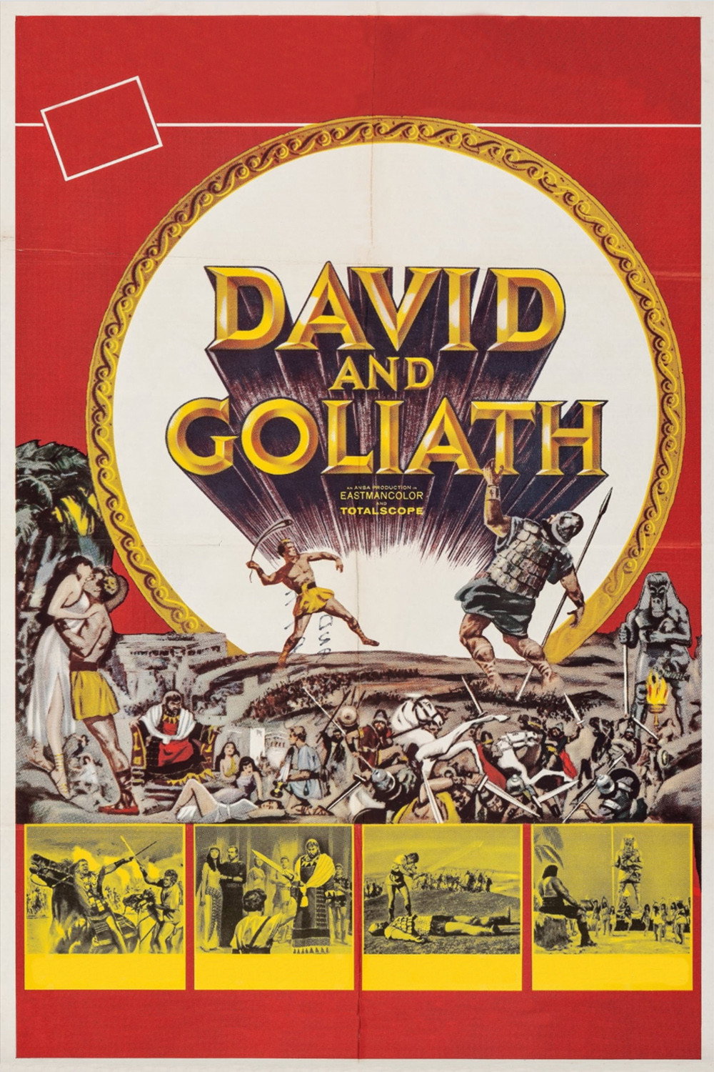 David and Goliath (1960) poster