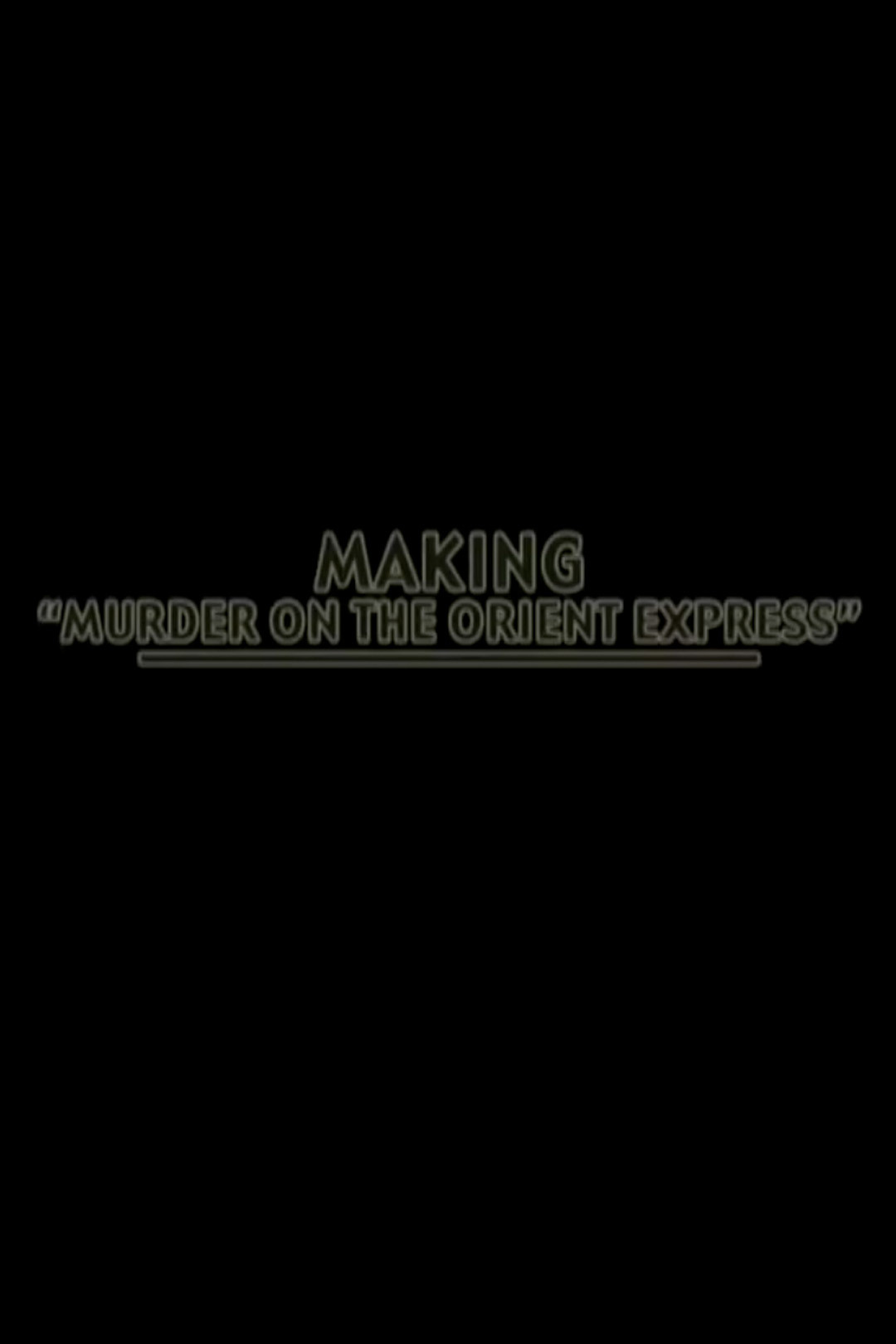 Making 'Murder on the Orient-Express' (2004) poster