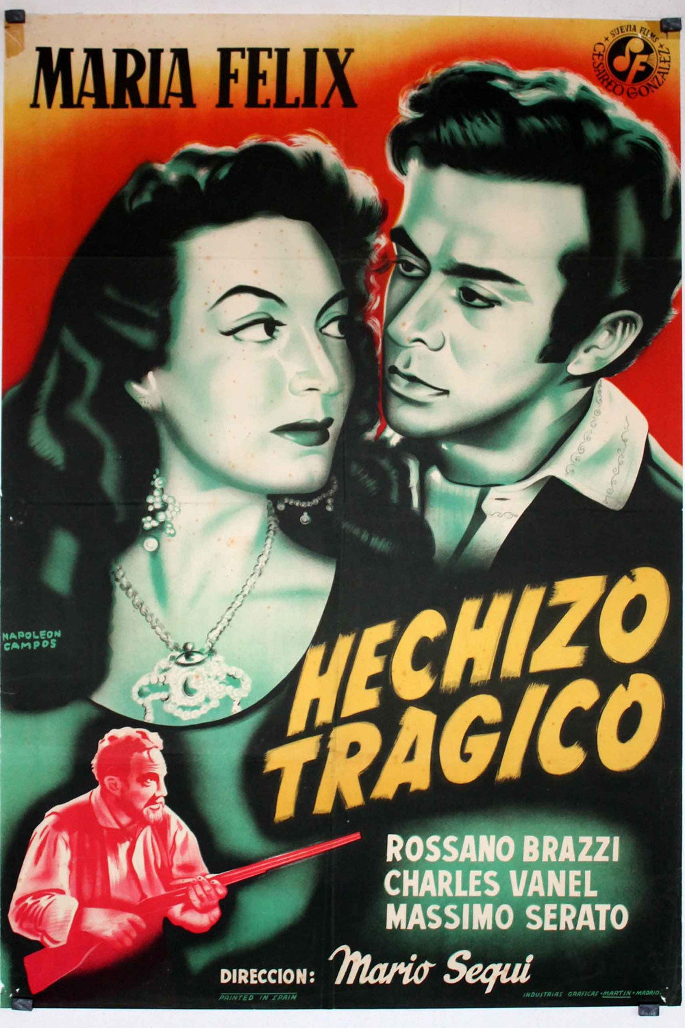 Tragic Spell (1951) poster