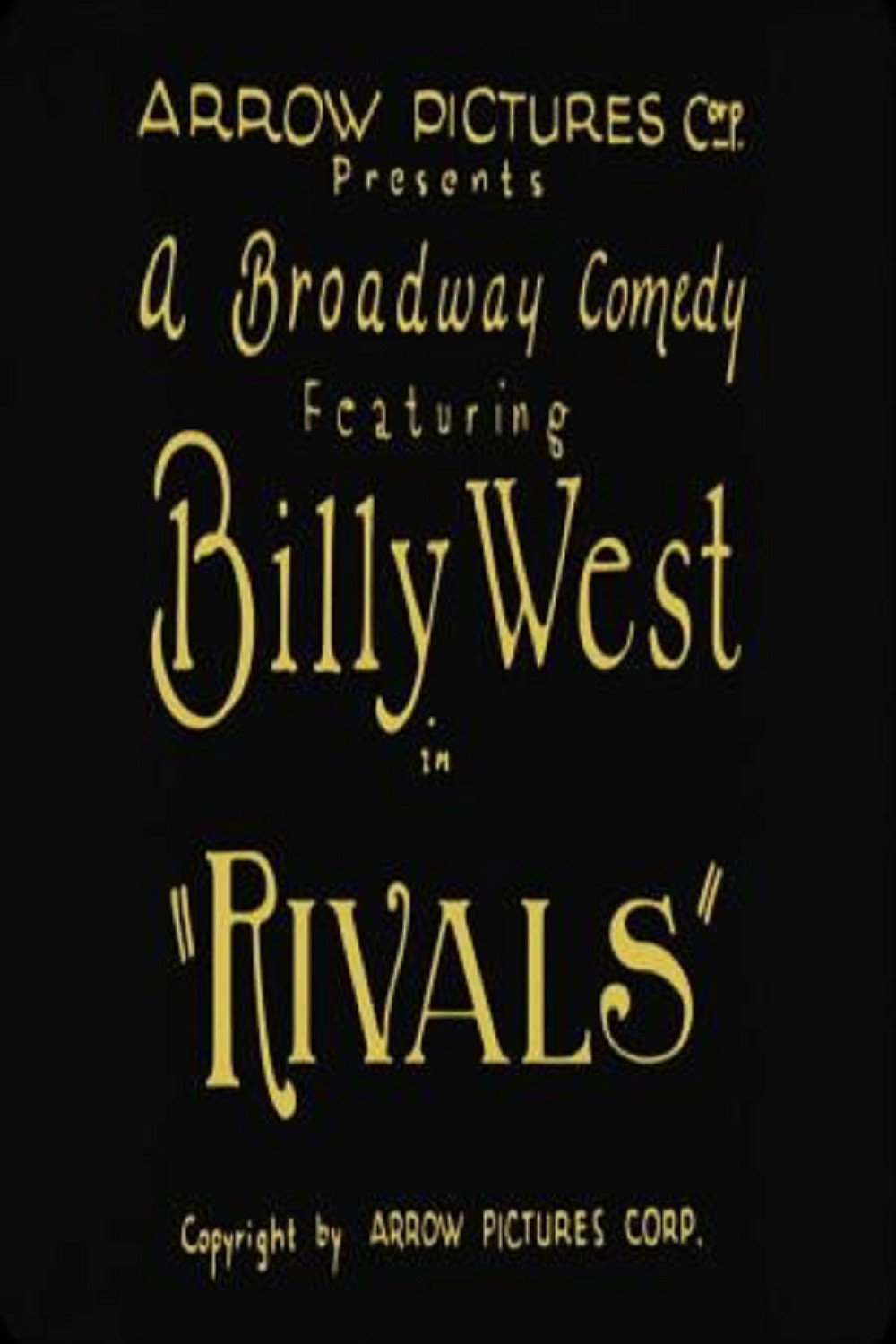 Rivals (1925) poster