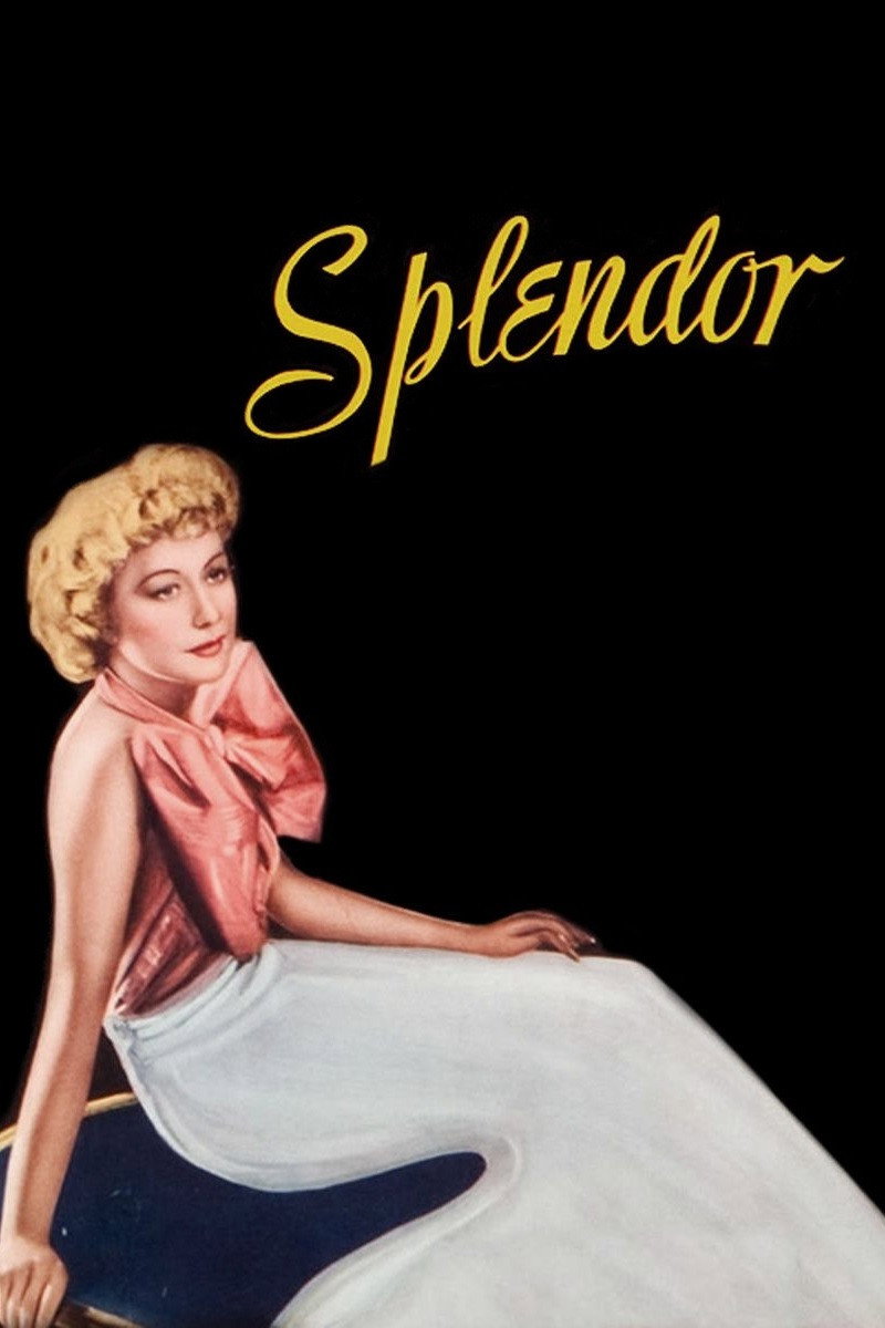 Splendor (1935) poster