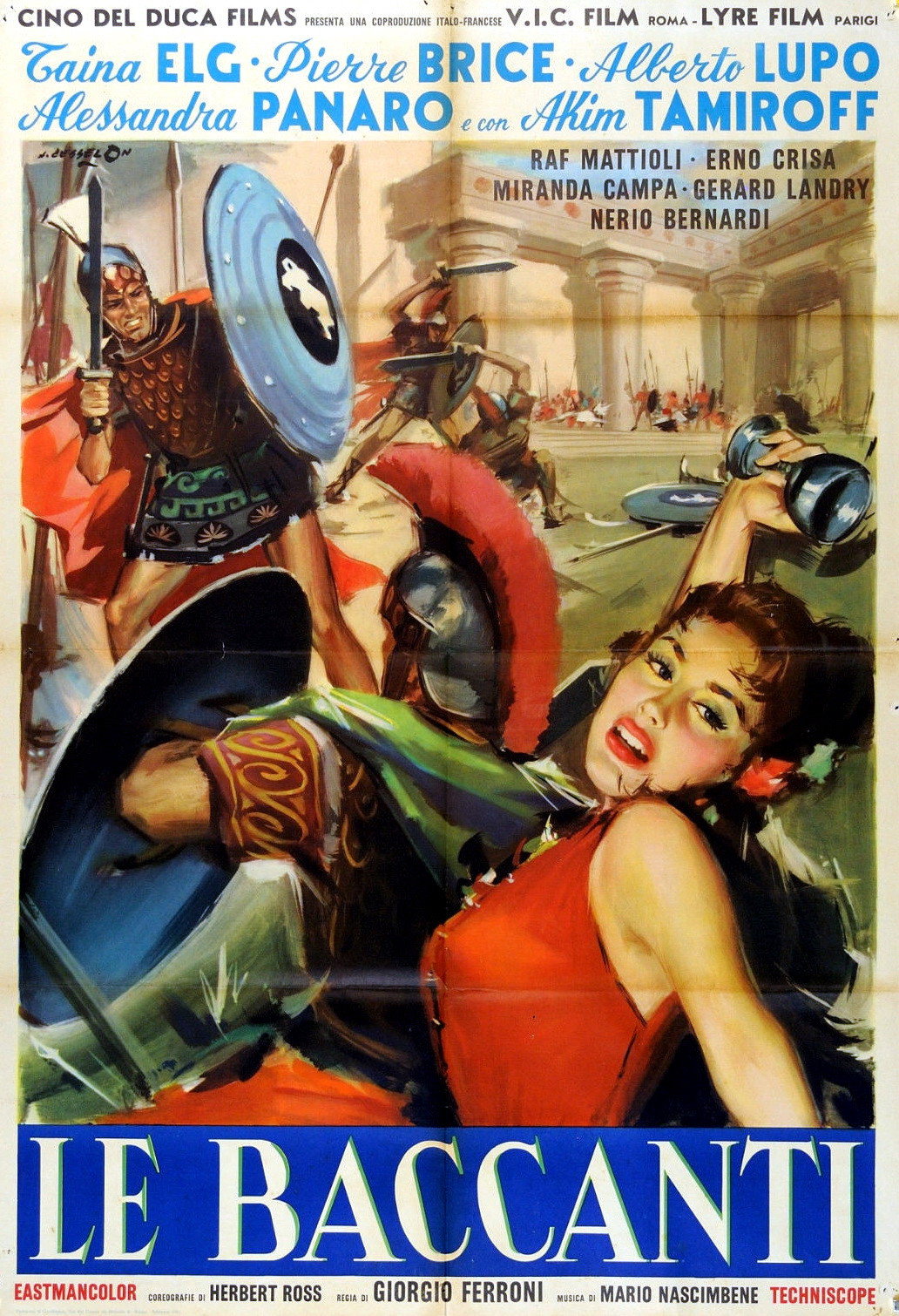 The Bacchantes (1961) poster