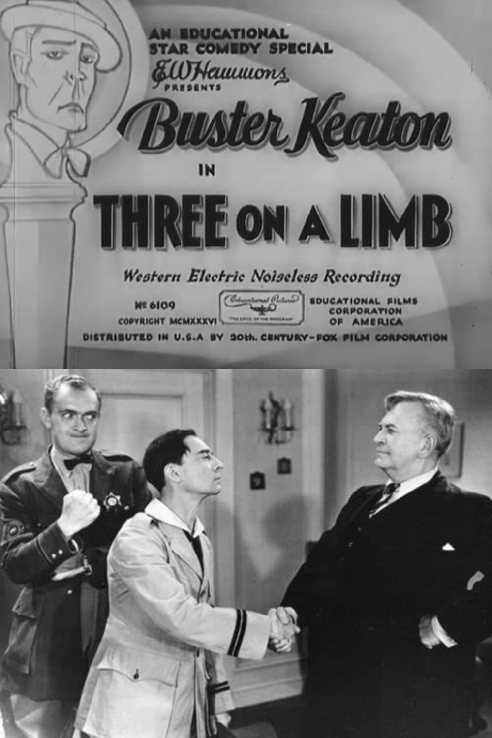 Three on a Limb (1936) poster
