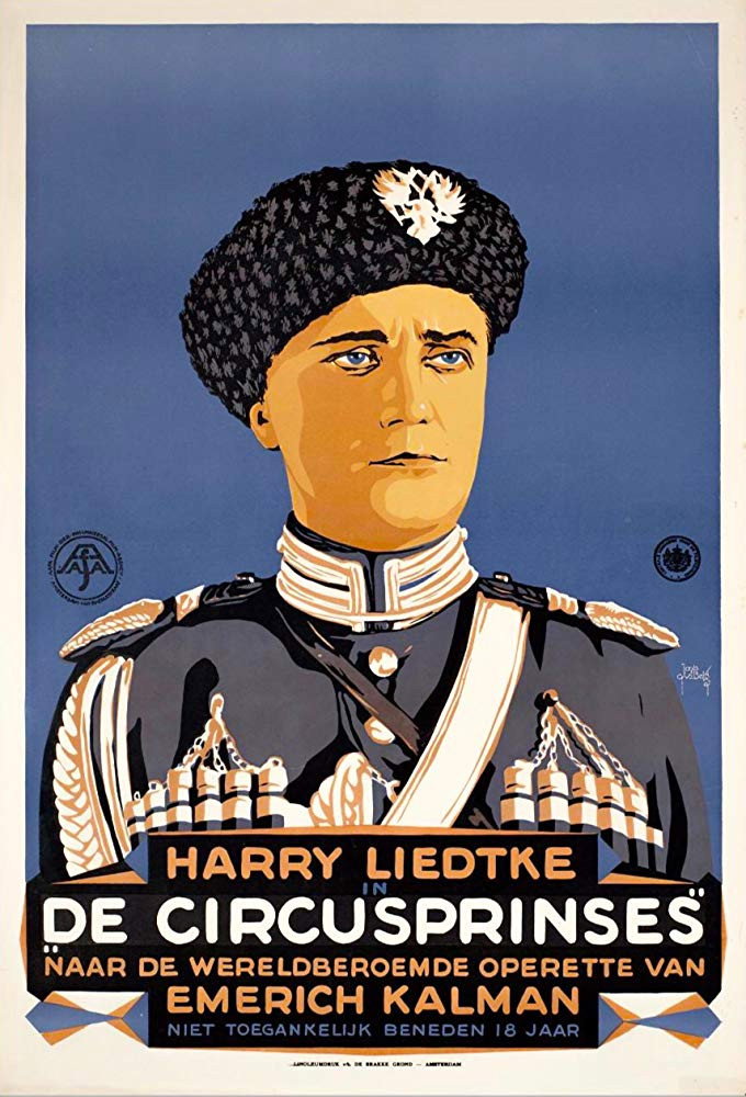 Die Zirkusprinzessin (1929) poster