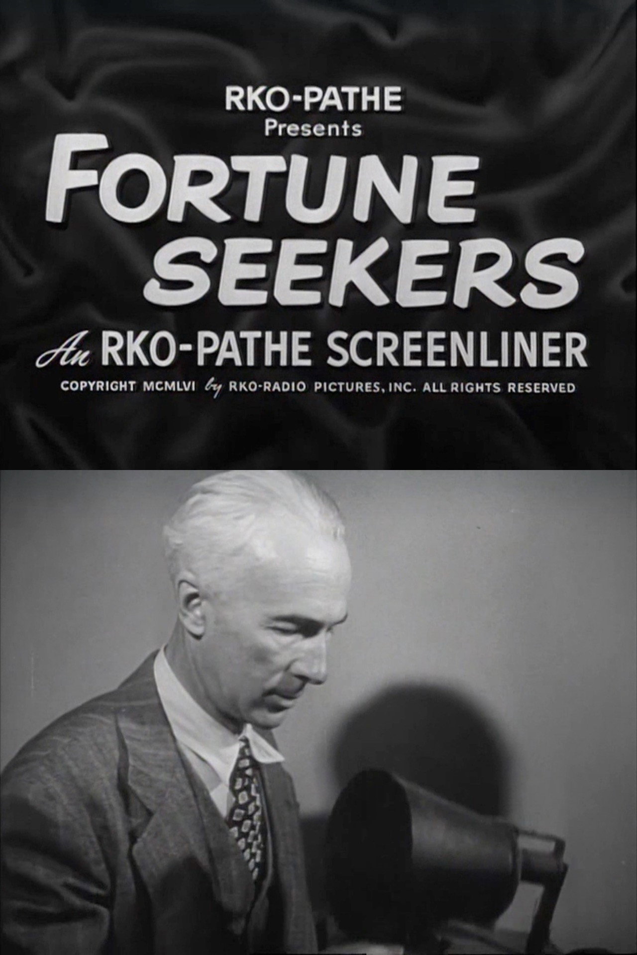 Fortune Seekers (1956) poster