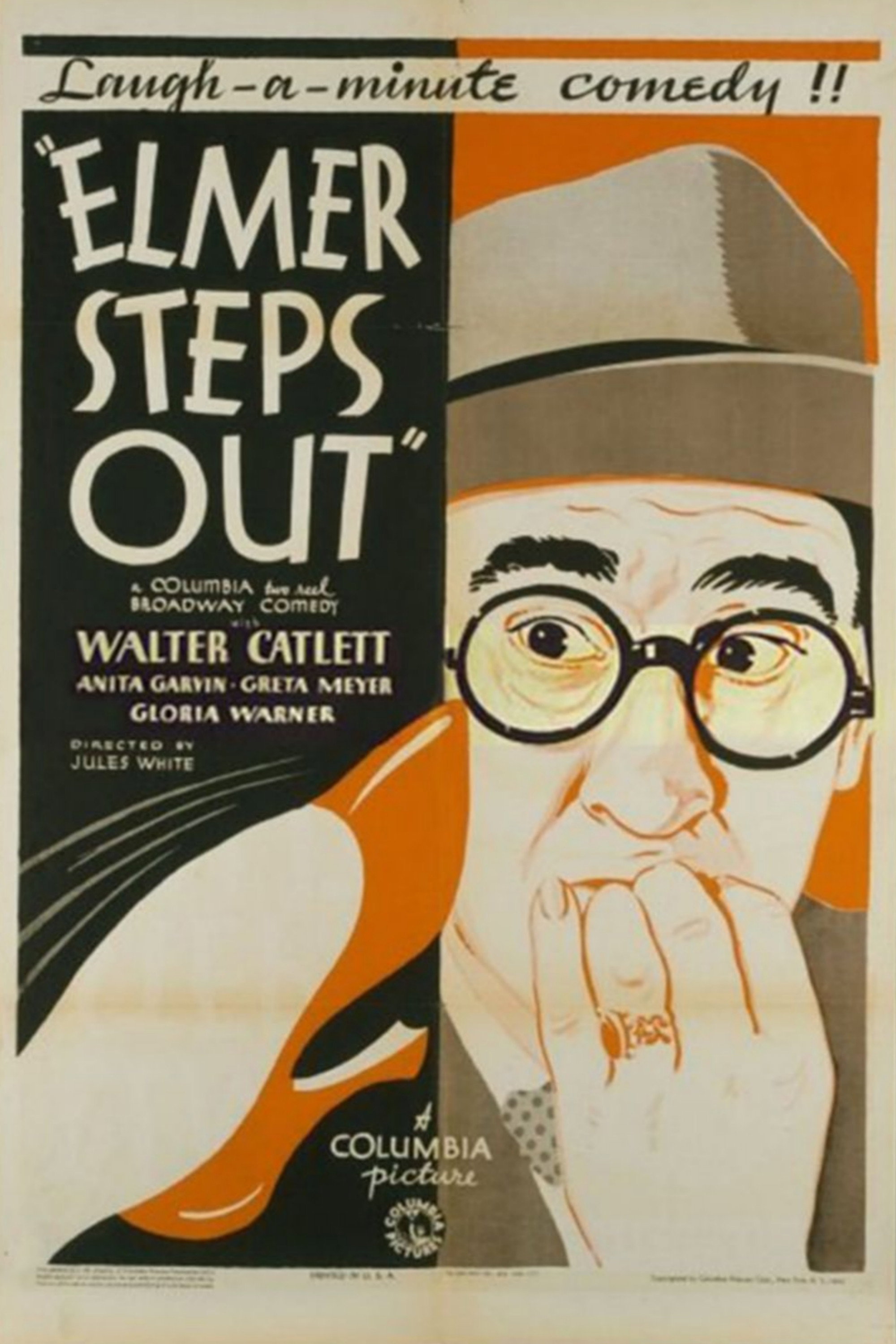 Elmer Steps Out (1934) poster
