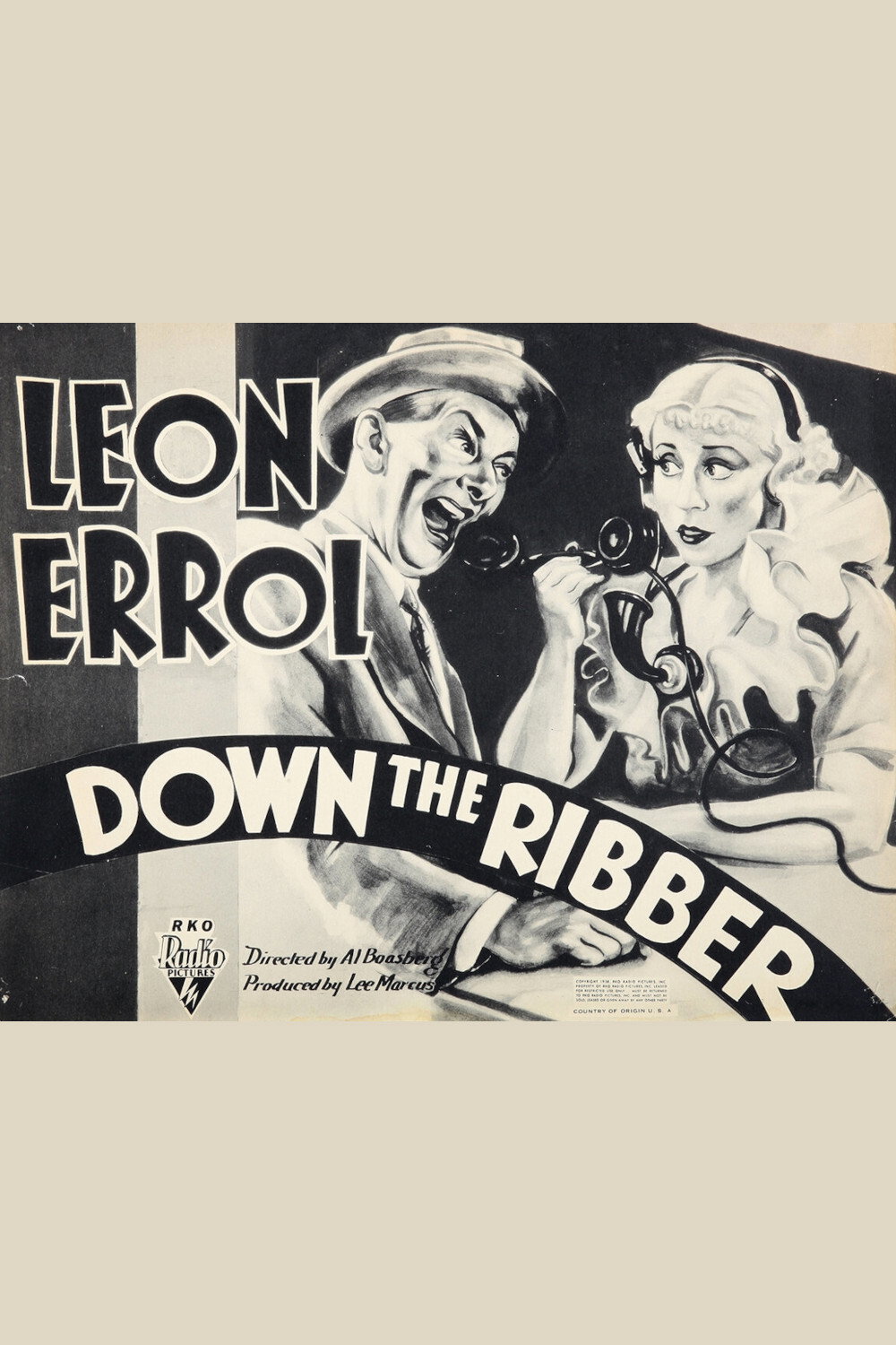 Down the Ribber (1936) poster