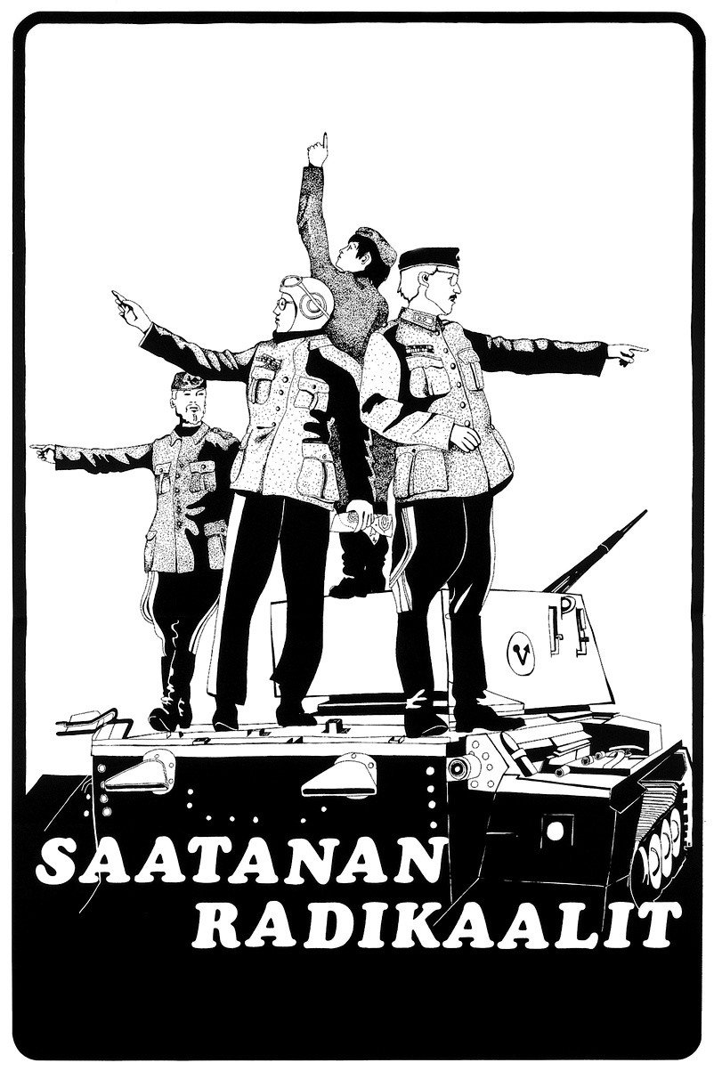 Saatanan radikaalit (1971) poster