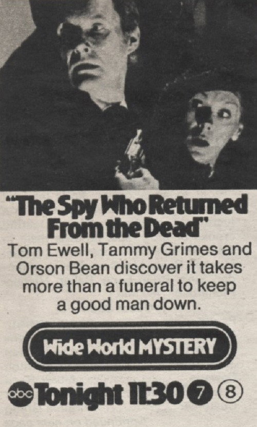 The Spy Who Returned from the Dead (1974) poster