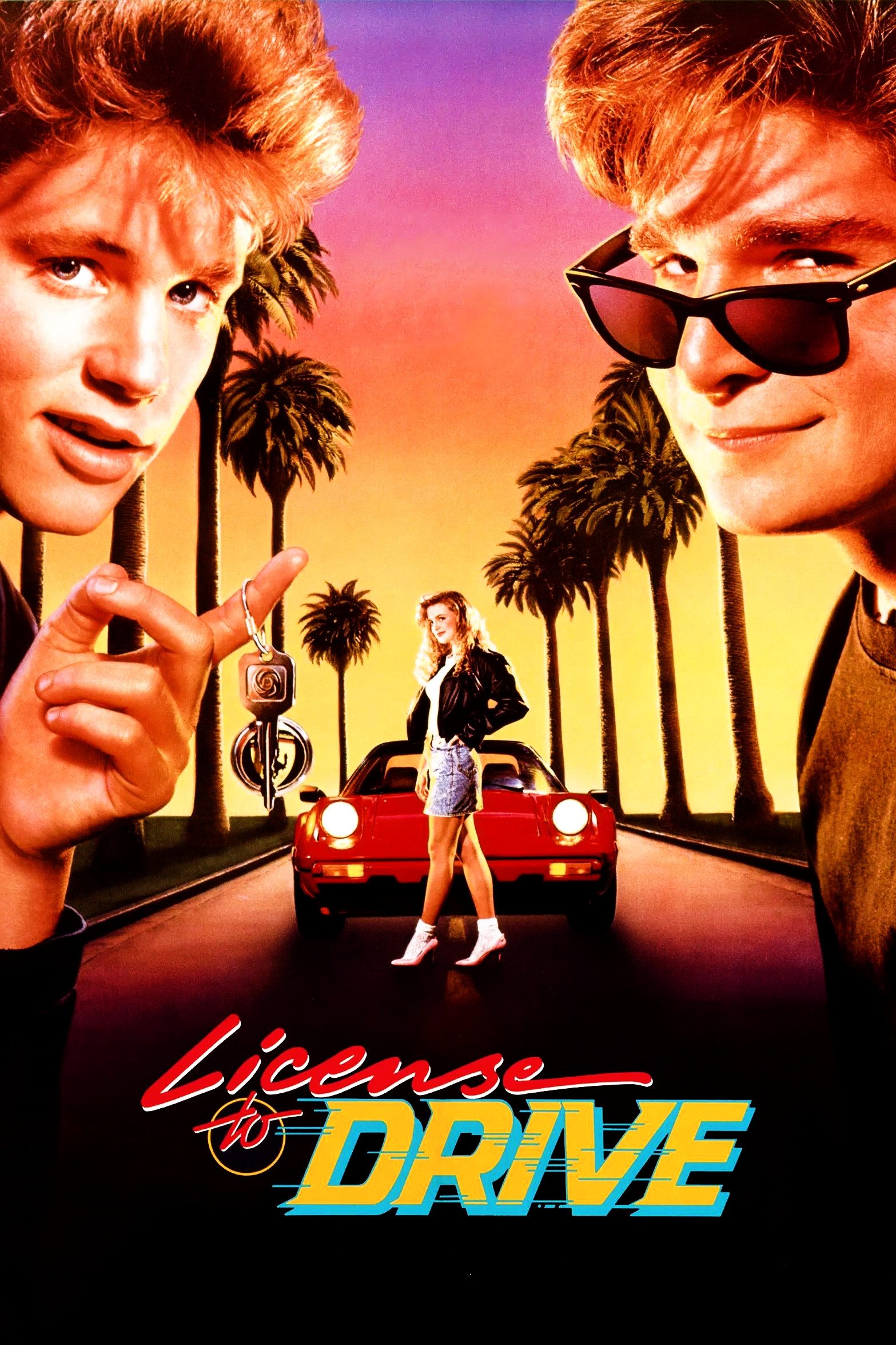 License to Drive (1988) poster
