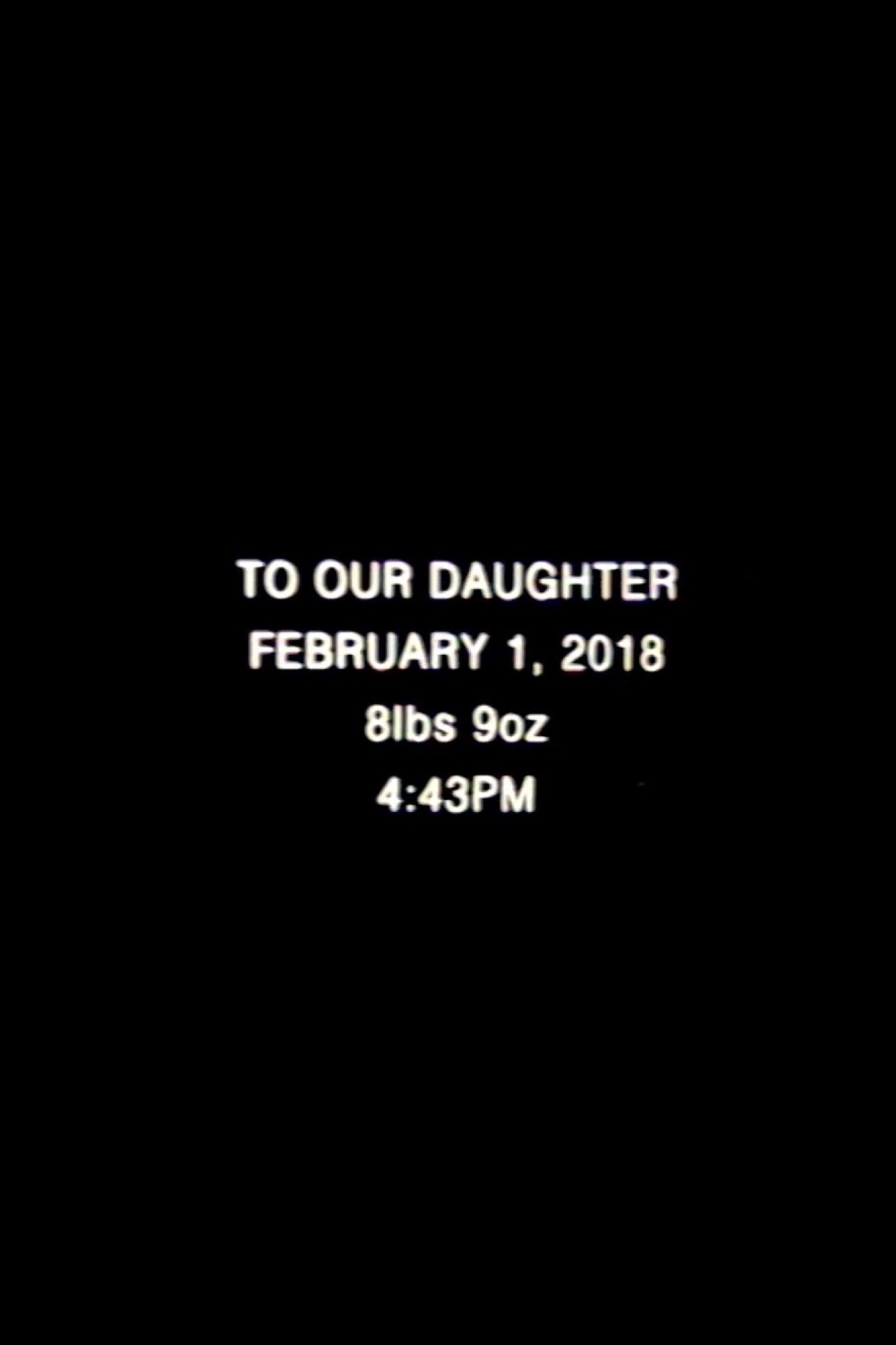 To Our Daughter (2018) poster