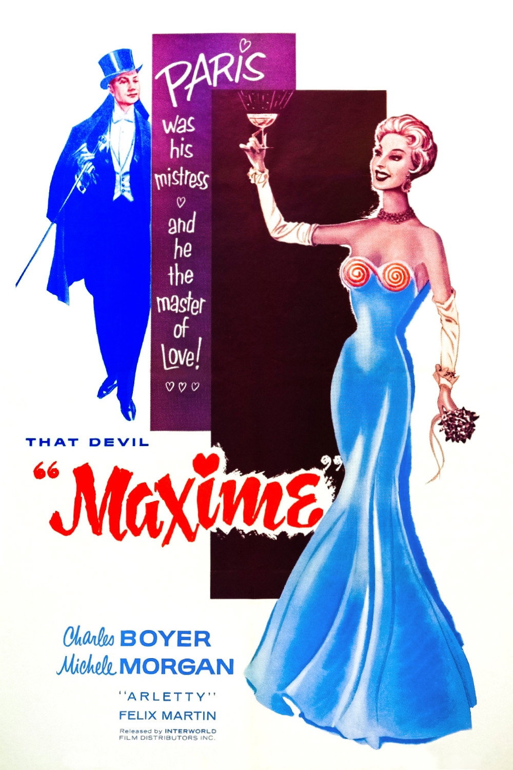 Maxime (1958) poster