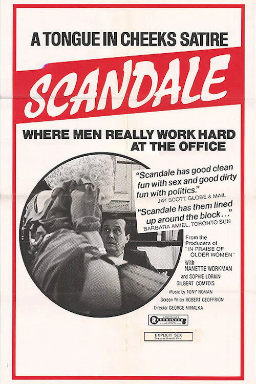 Scandale (1982) poster