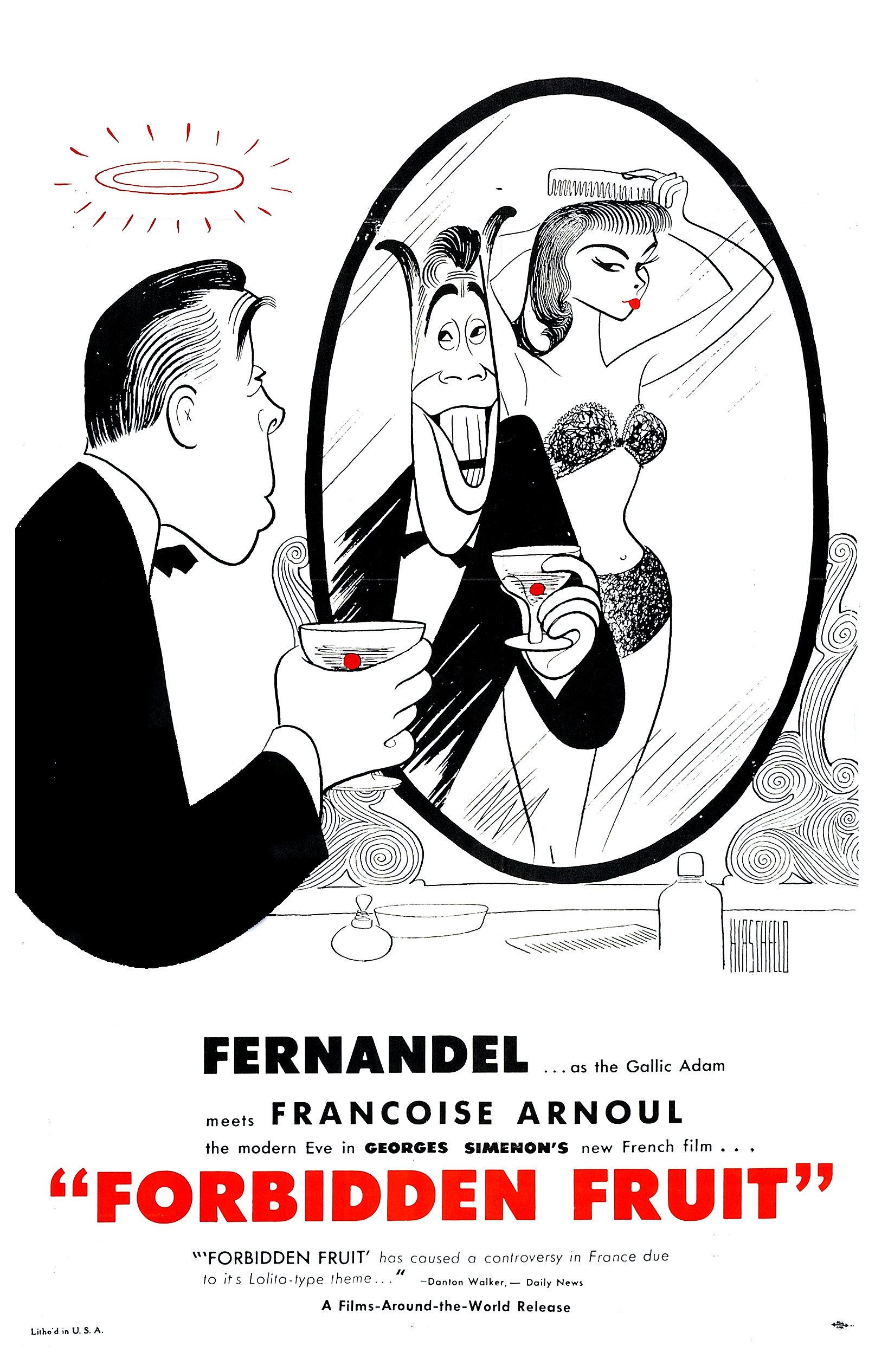 Forbidden Fruit (1952) poster
