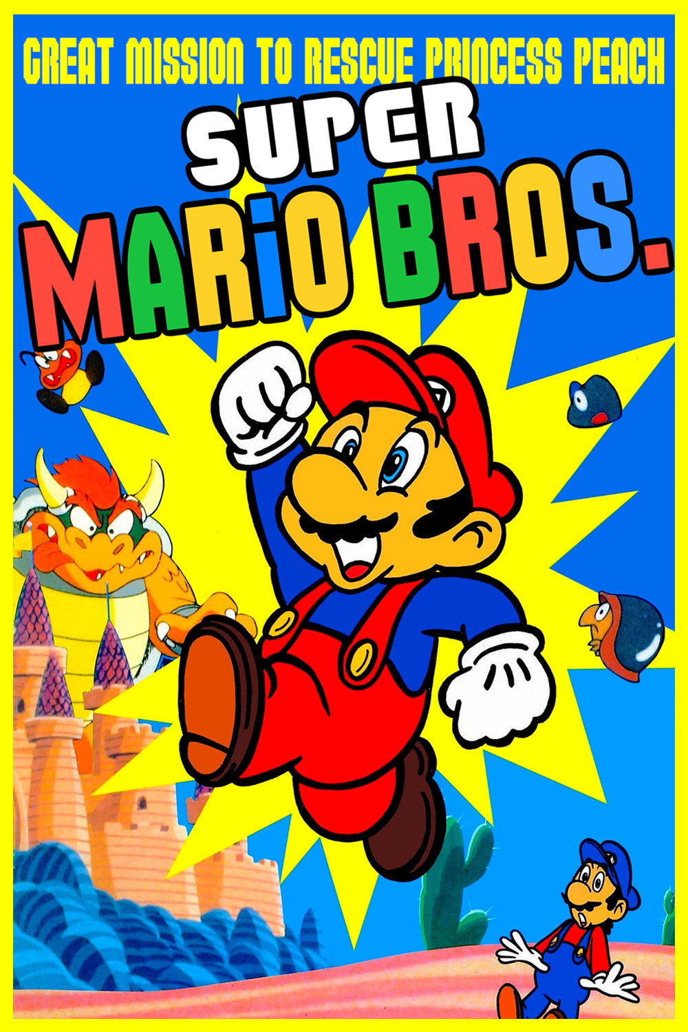Super Mario Brothers: Great Mission to Rescue Princess Peach (1986) poster