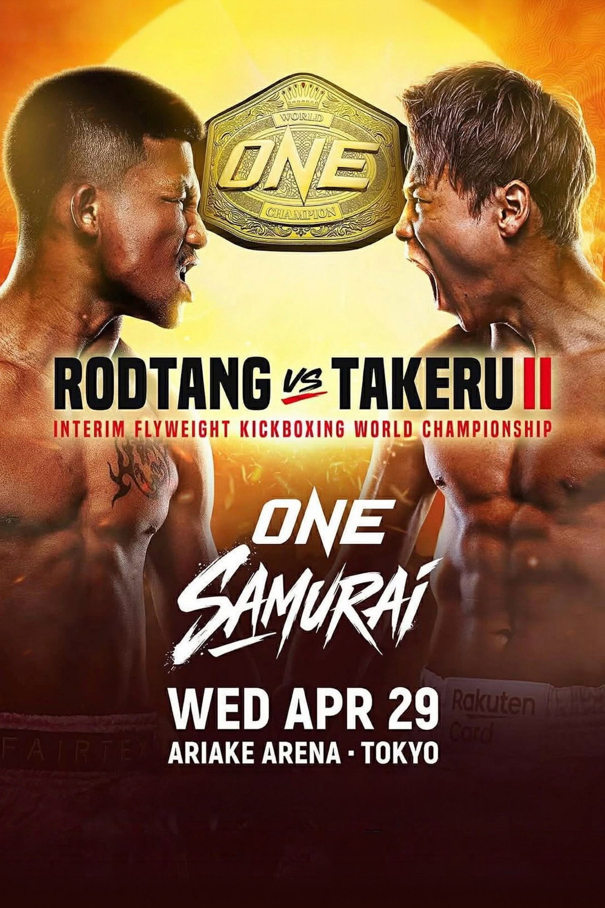 ONE Samurai 1: Rodtang vs. Takeru 2 (2026) poster