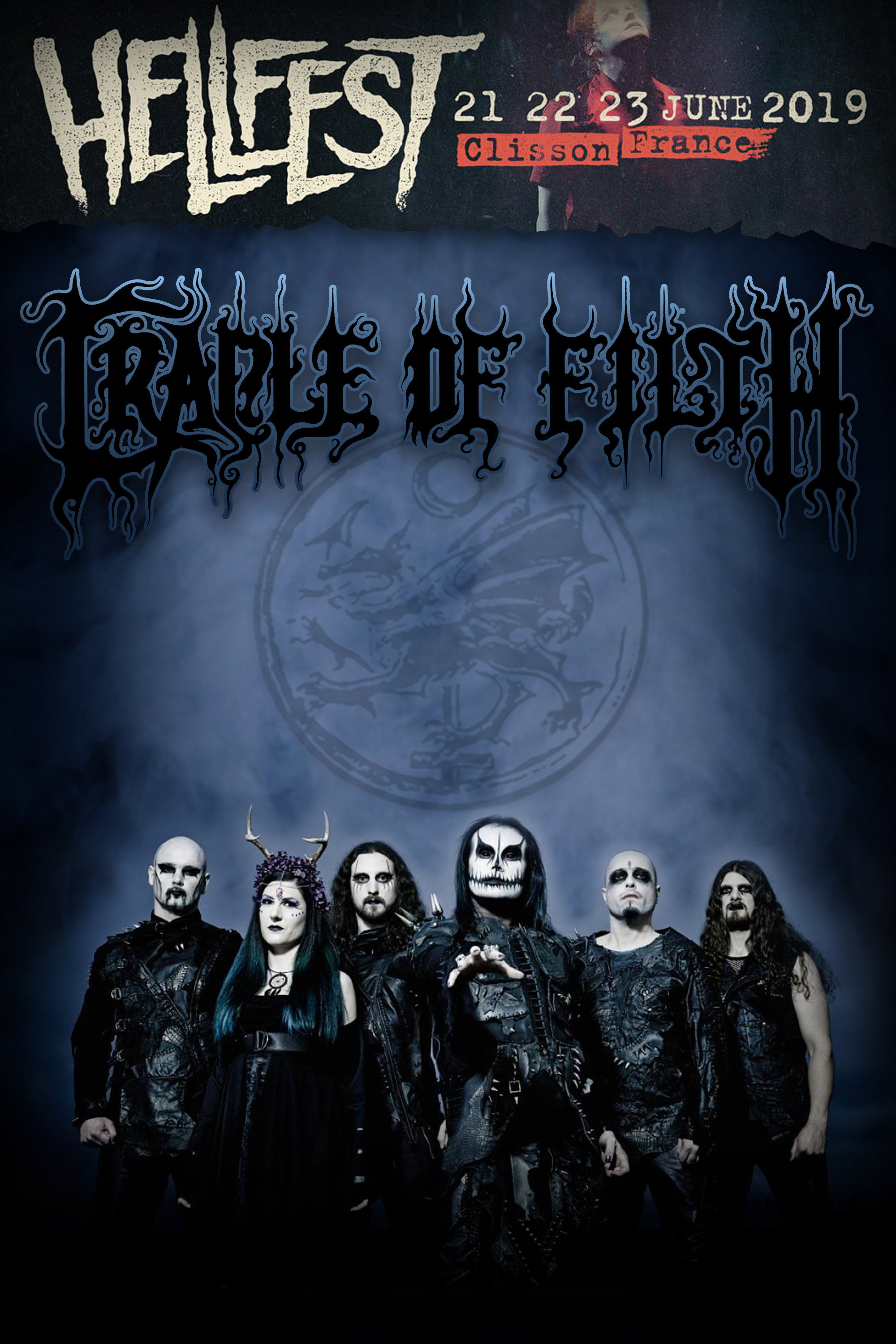 Cradle of Filth: Hellfest (2019) poster