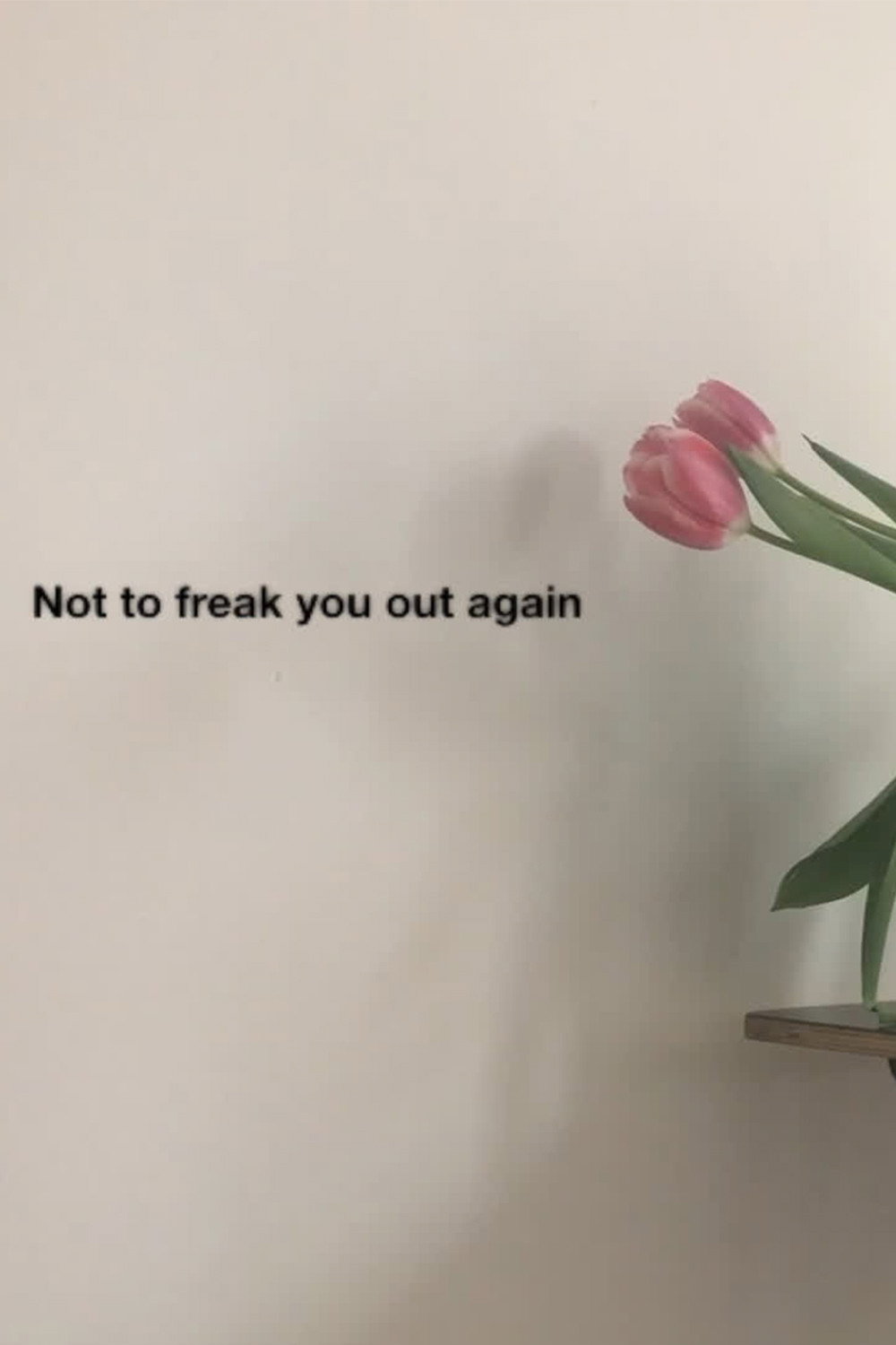 Not to freak you out again (2021) poster