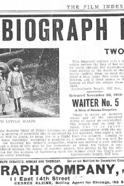 Waiter No. 5 (1910) poster