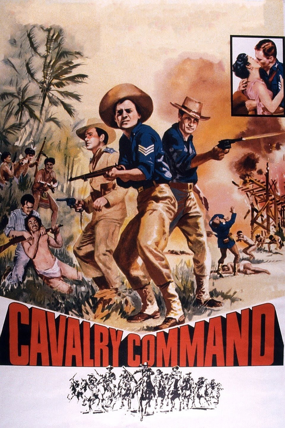 Cavalry Command (1958) poster