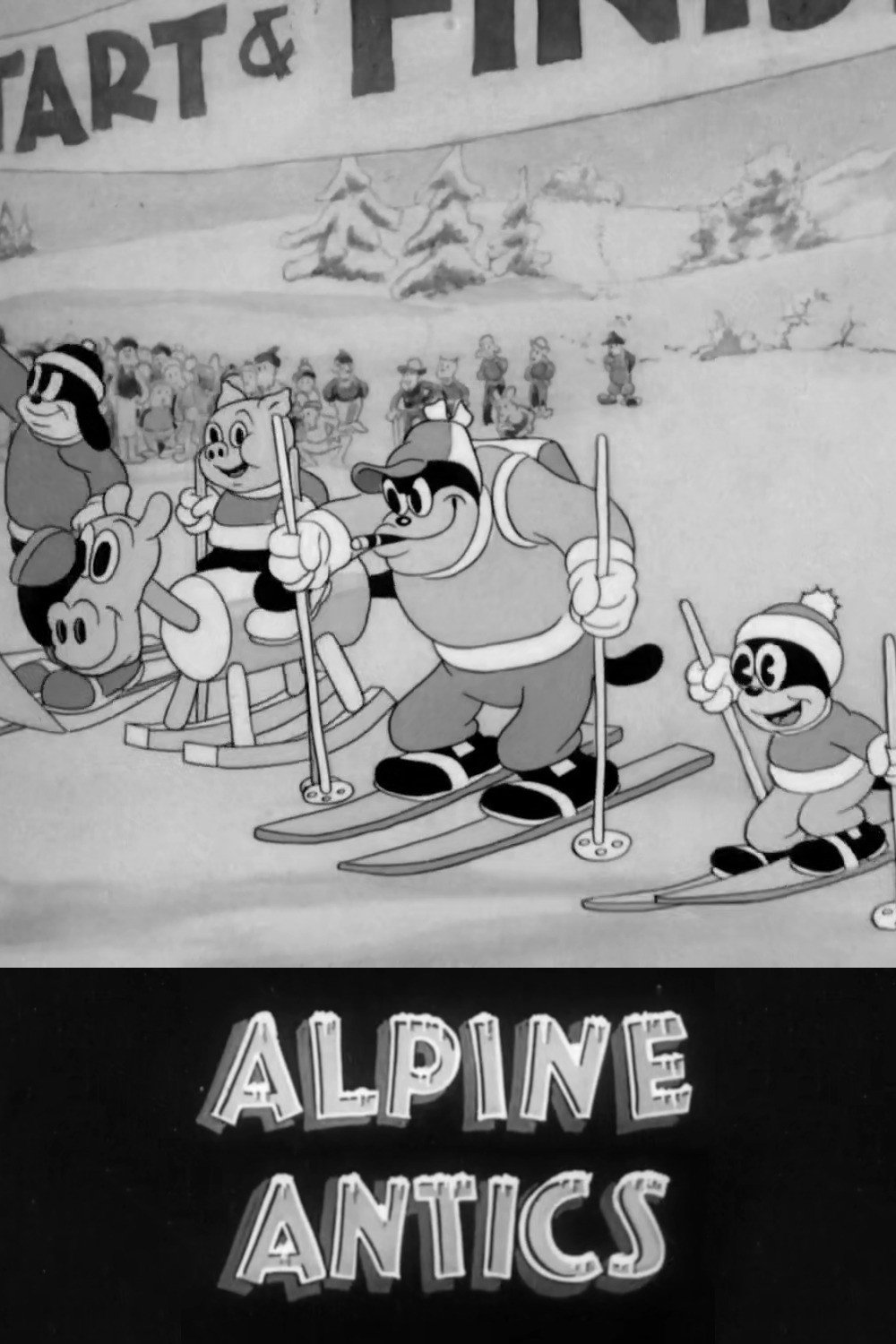 Alpine Antics (1936) poster