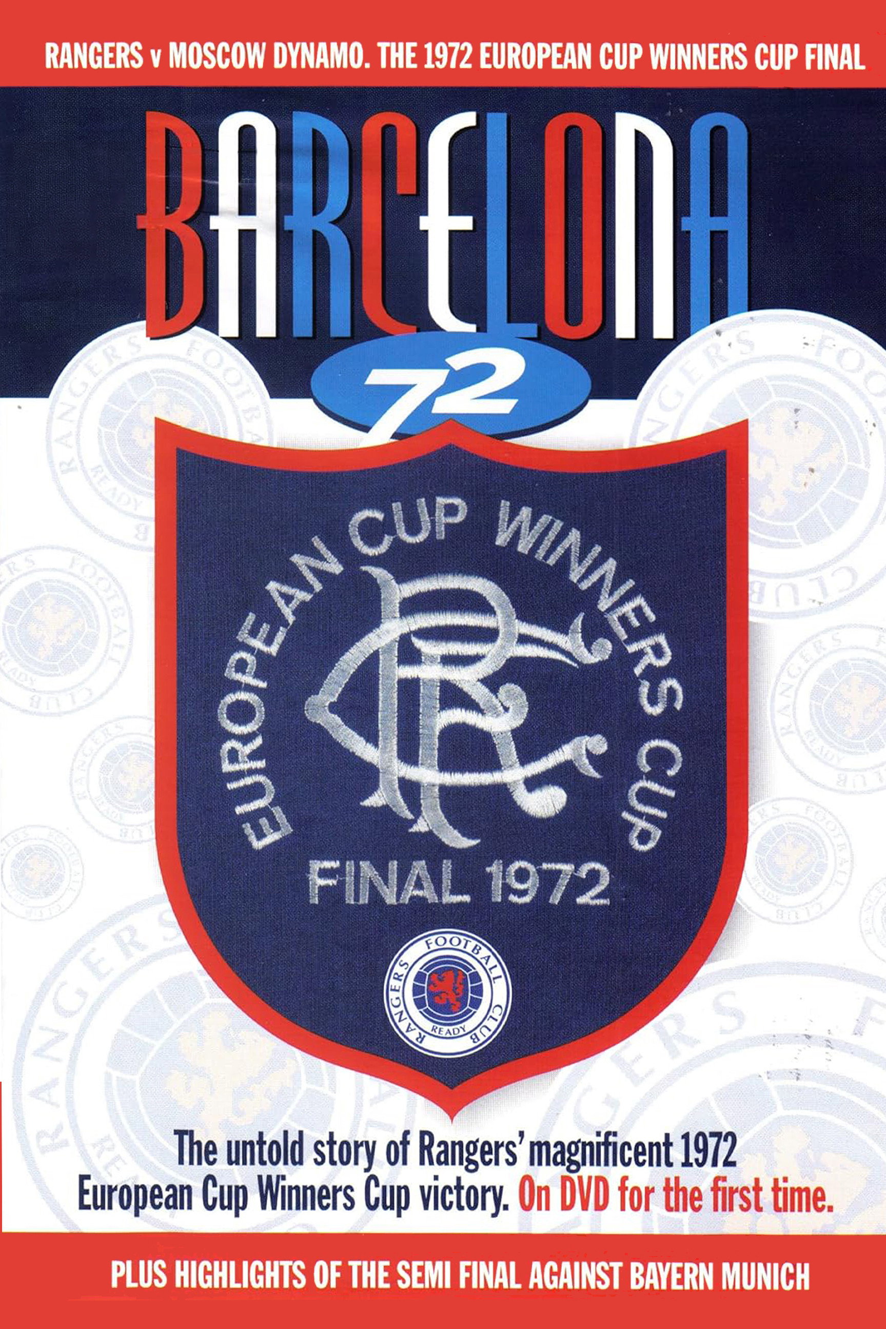 Rangers F.C - Barcelona ’72 European Cup Winner Cup (2002) poster