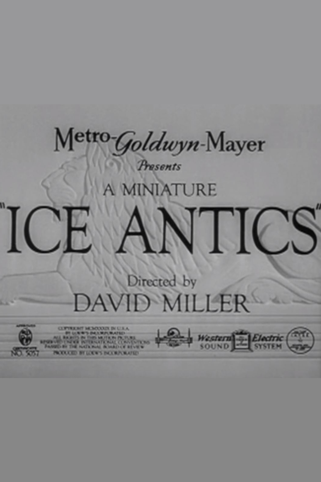 Ice Antics (1939) poster