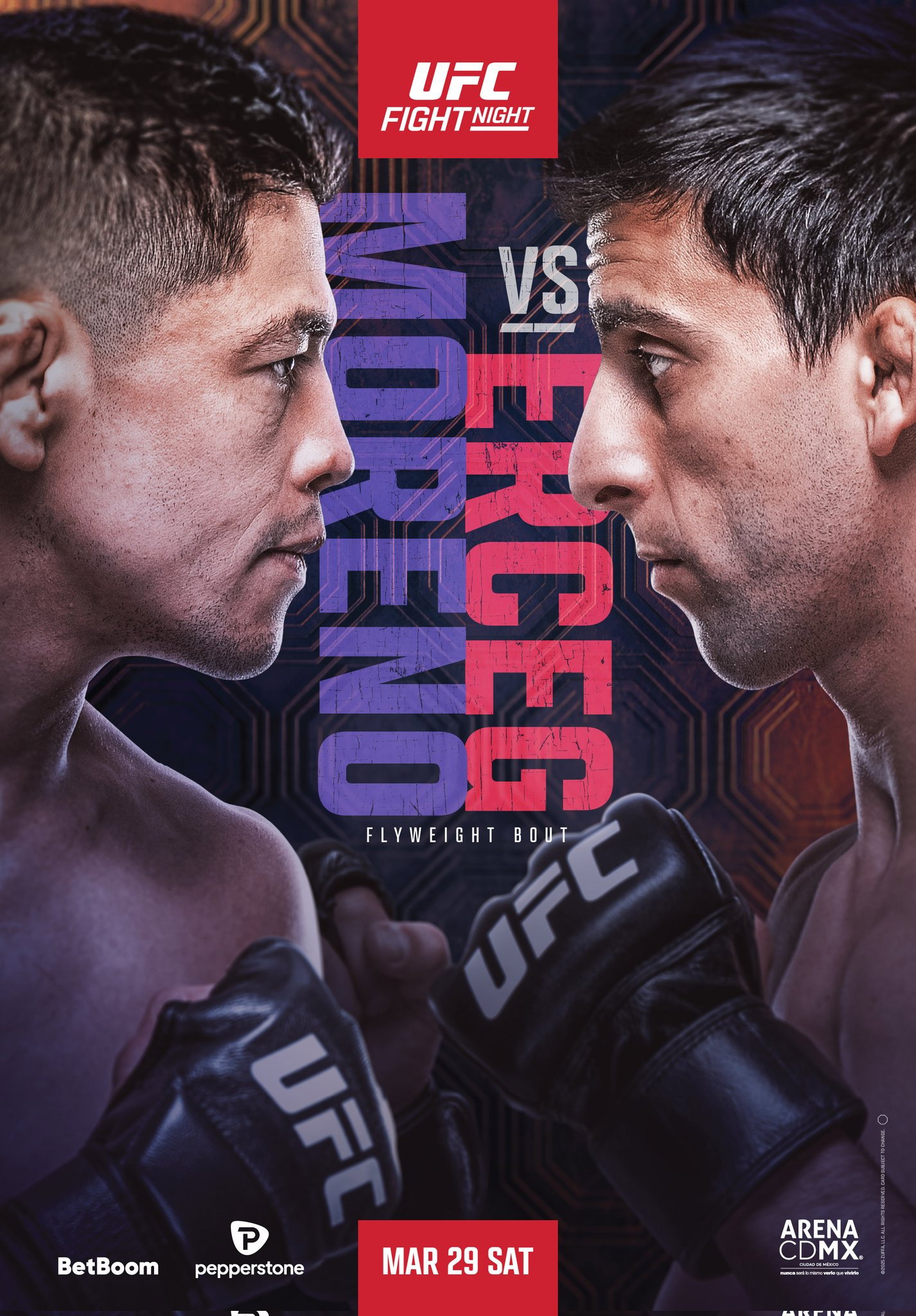 UFC on ESPN 64: Moreno vs. Erceg (2025) poster