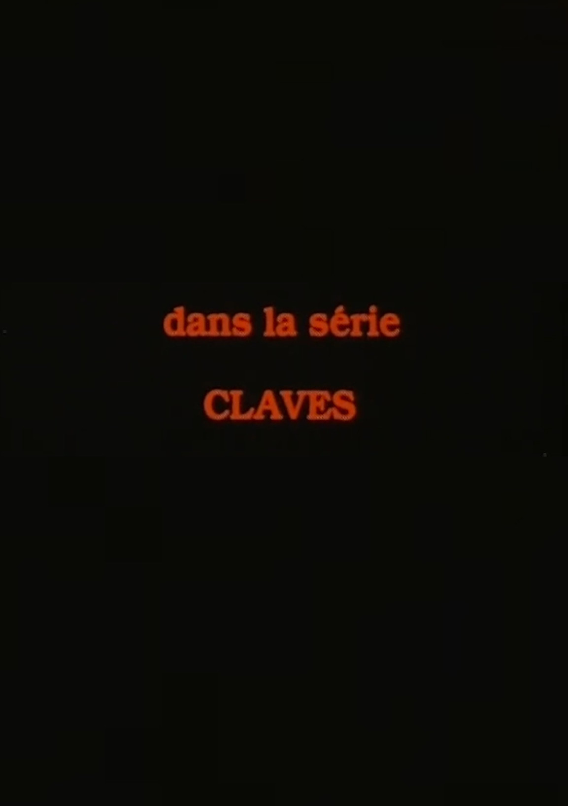 Claves, 3: Small mother country, great mother country (1984) poster