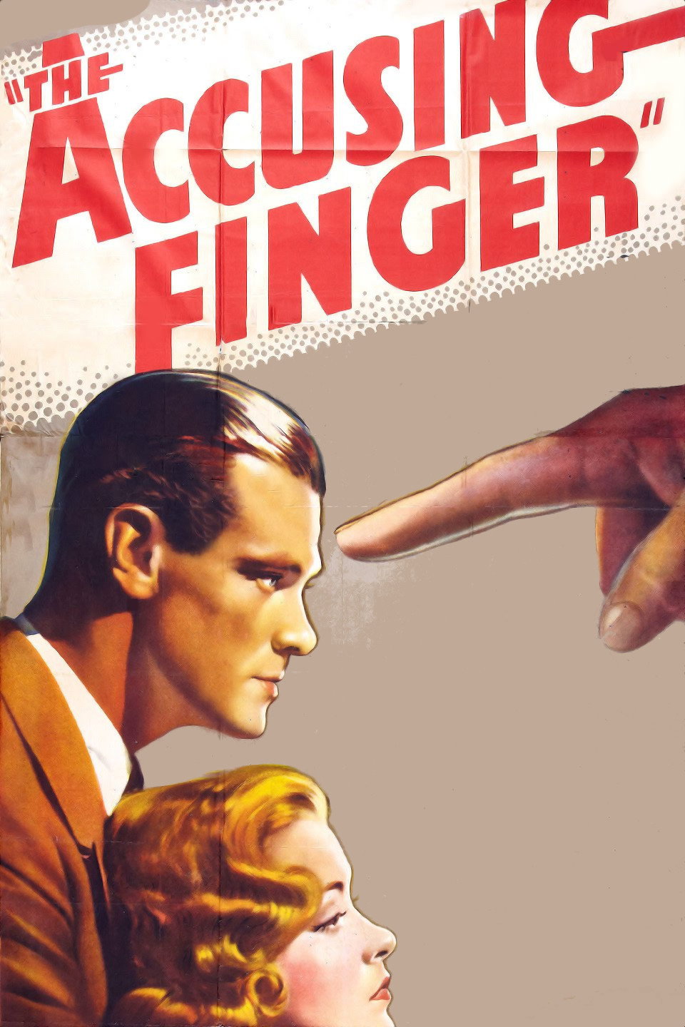 The Accusing Finger (1936) poster
