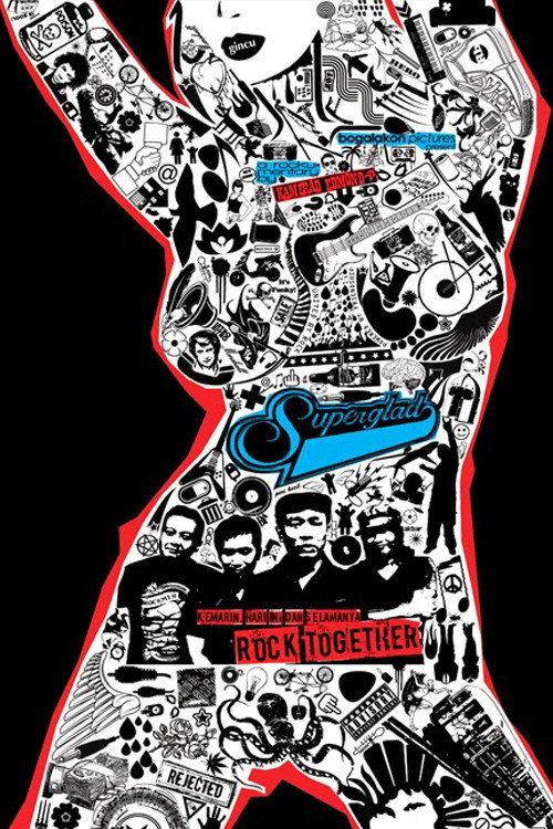 Superglad - Kemarin, Hari Ini dan Selamanya, Rock Together (2012) poster